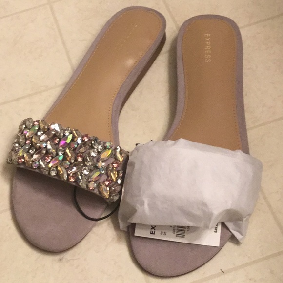 express jeweled sandals
